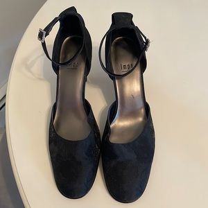 Black dress heels with ankle strap